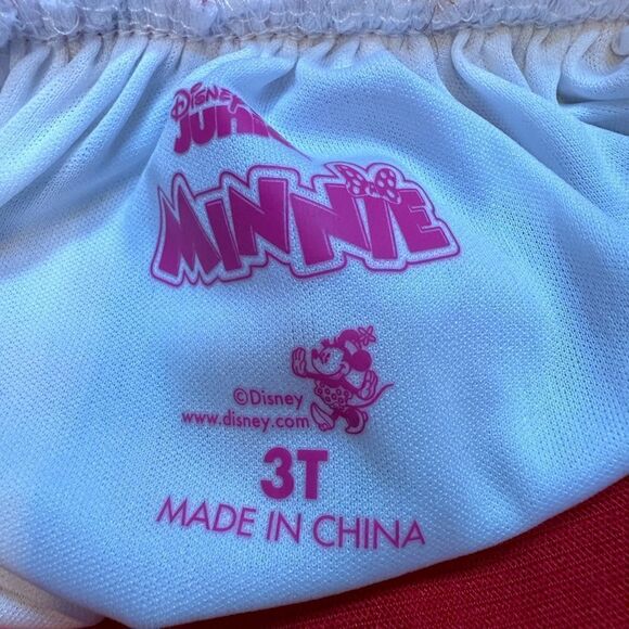 Minnie Mouse Toddler outfit - Red & white Size 3T - Picture 5 of 6